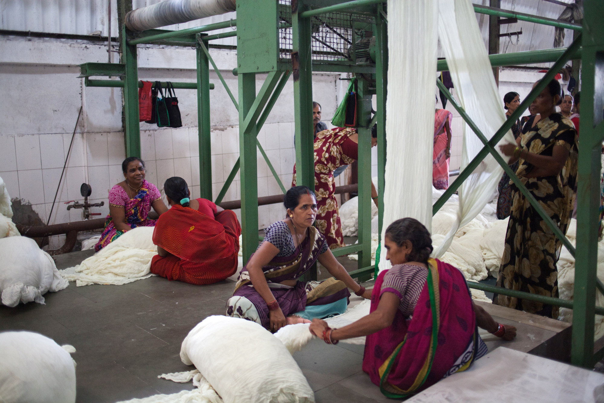 It’s tough to get factory workers in India these days, particularly in textiles.