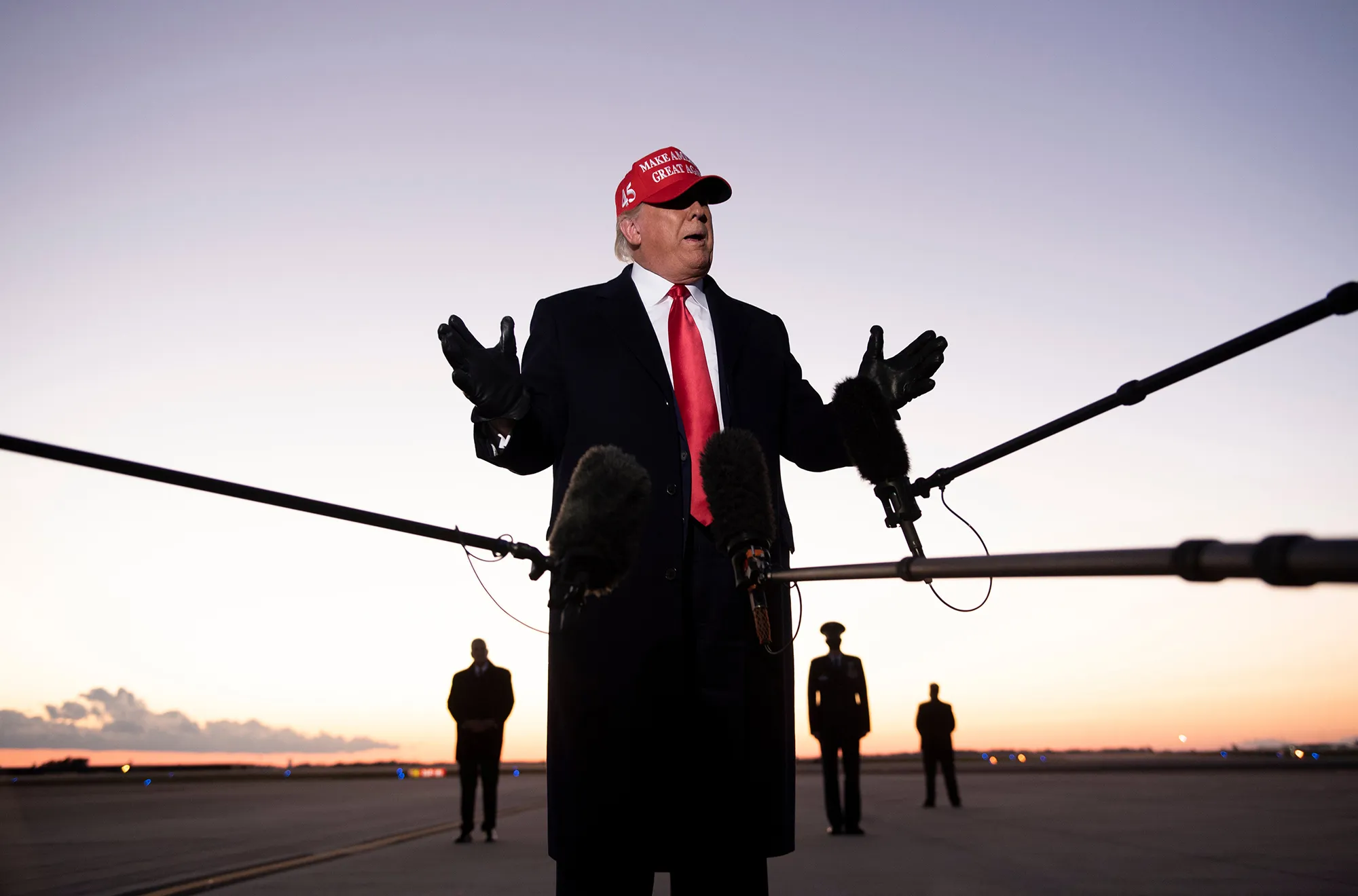 Donald Trump speaks&nbsp;in Charlotte, North Carolina in 2020.&nbsp;