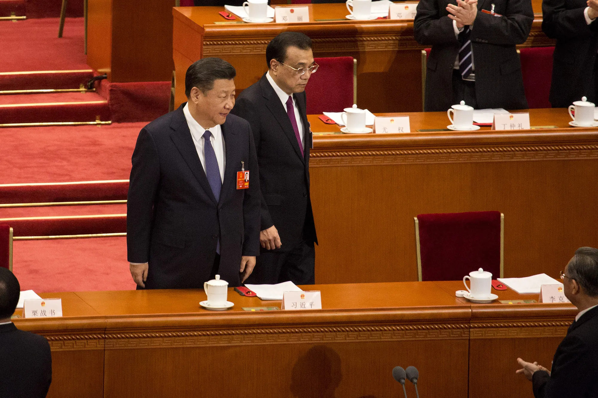 Xi Jinping and Li Keqiang.