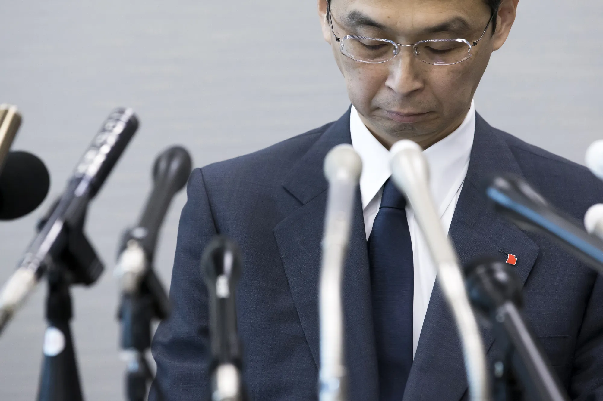 Shigehisa Takada, chairman and chief executive officer of Takata Corp., attends a news conference in Tokyo, Japan, on Monday, June 26.
