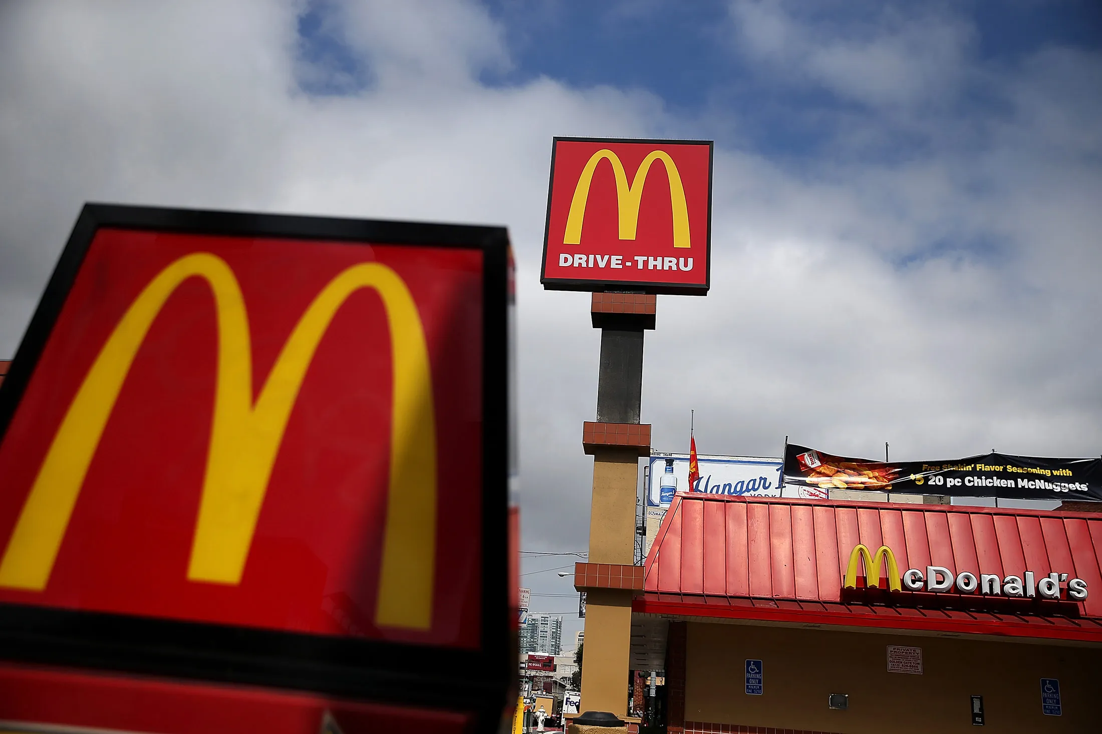 A McDonald's restaurant in San Francisco.
