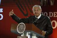 President Lopez Obrador Holds Daily Morning Press Briefing