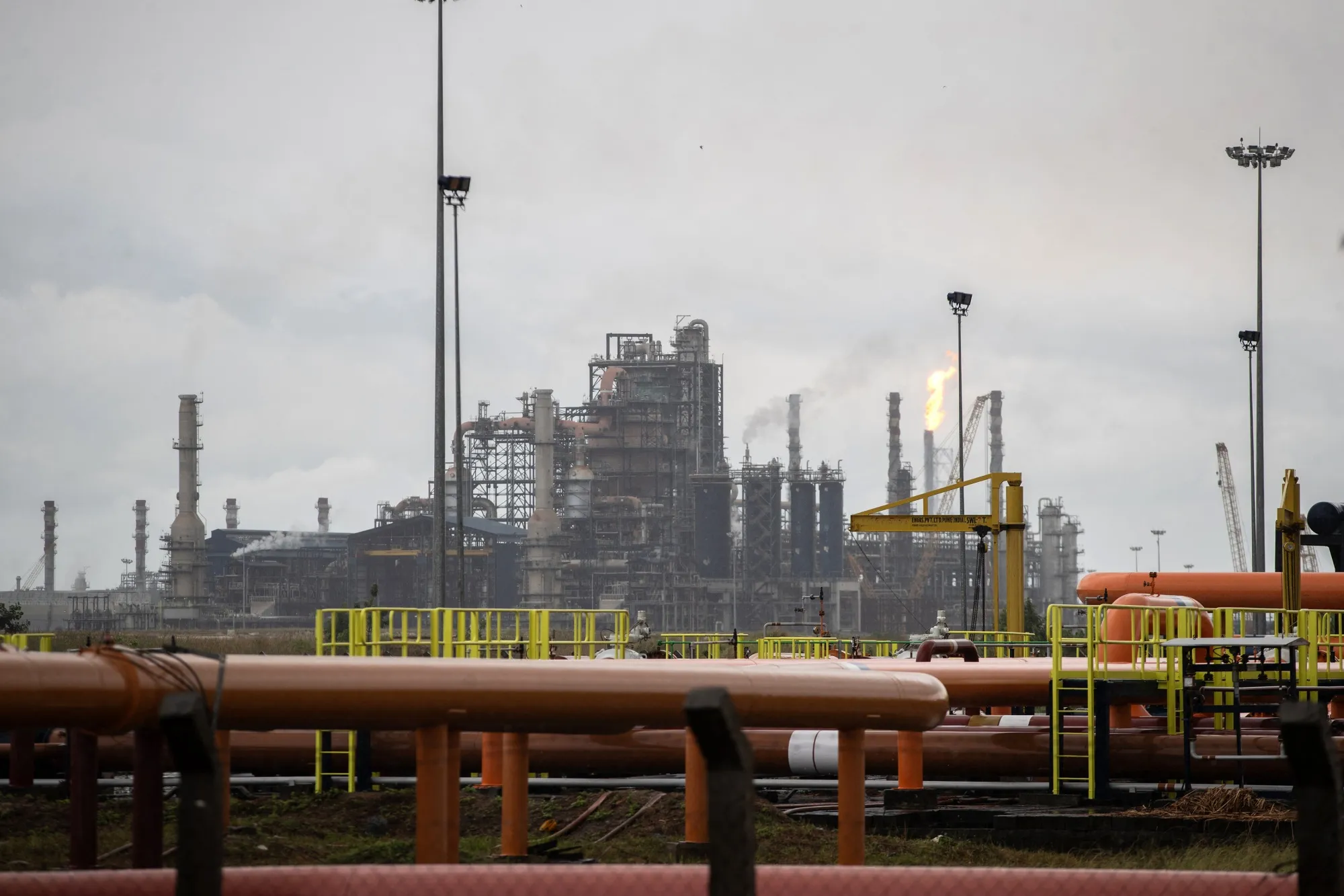 The Dangote refinery in Lagos.