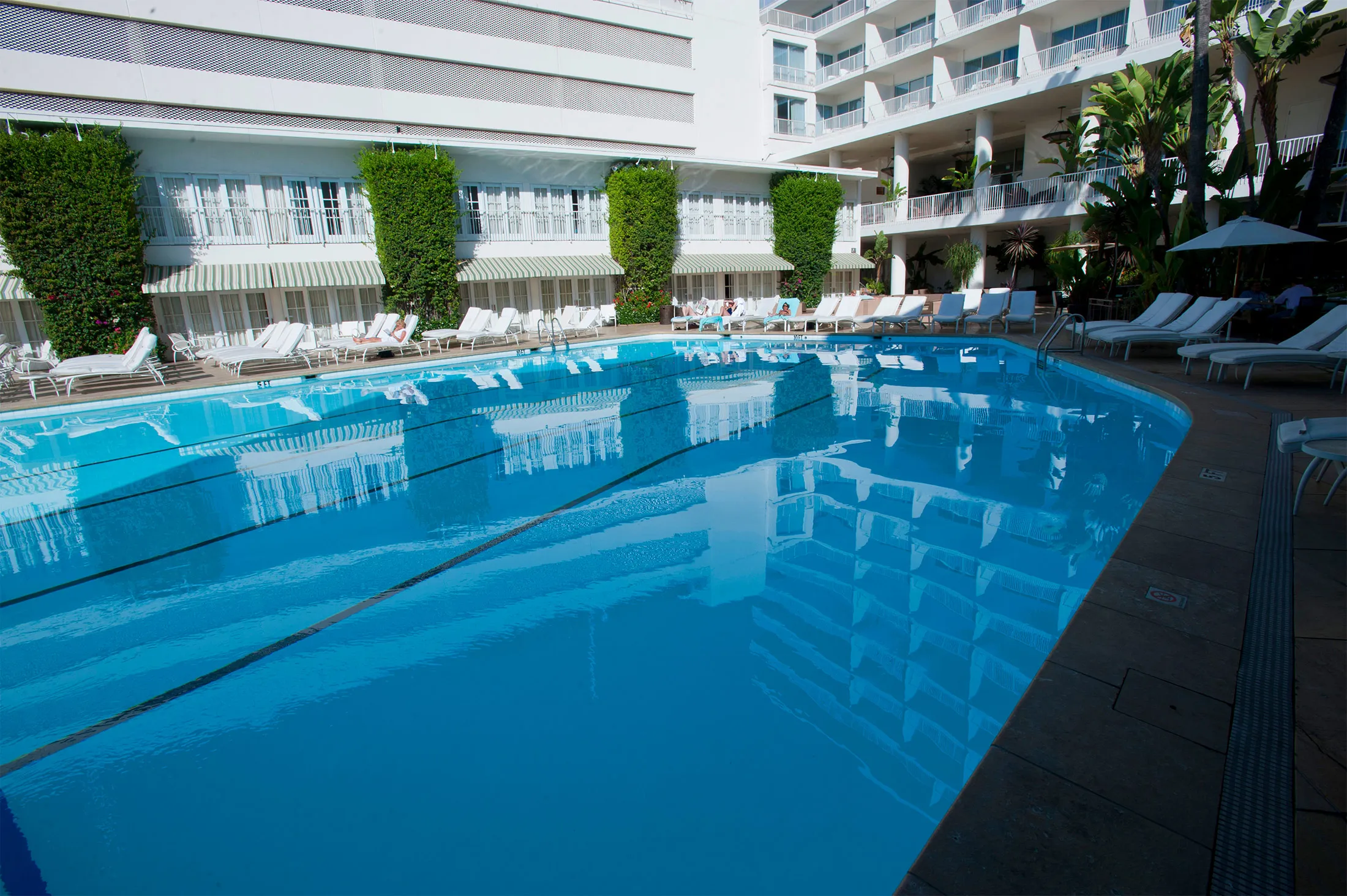 The Beverly Hilton pool is clear, but the fundraising environment is more clouded.