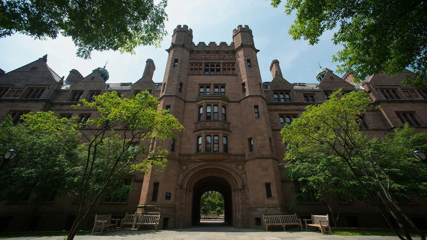Vanderbilt Hall stands on the Yale University campus in New Haven, Connecticut, on June 12, 2015.
