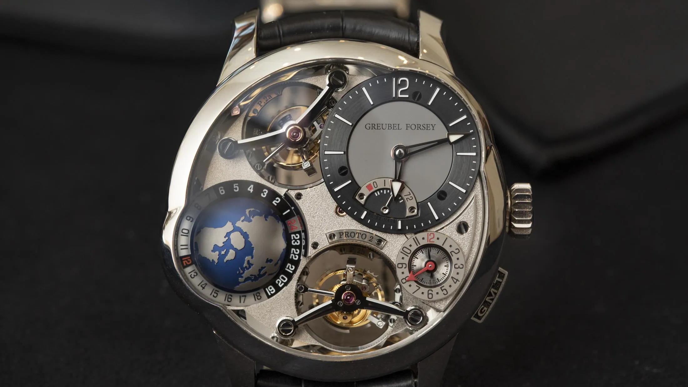 Greubel Forsey Quadruple Tourbillon GMT Superwatch Photos Specs Bloomberg