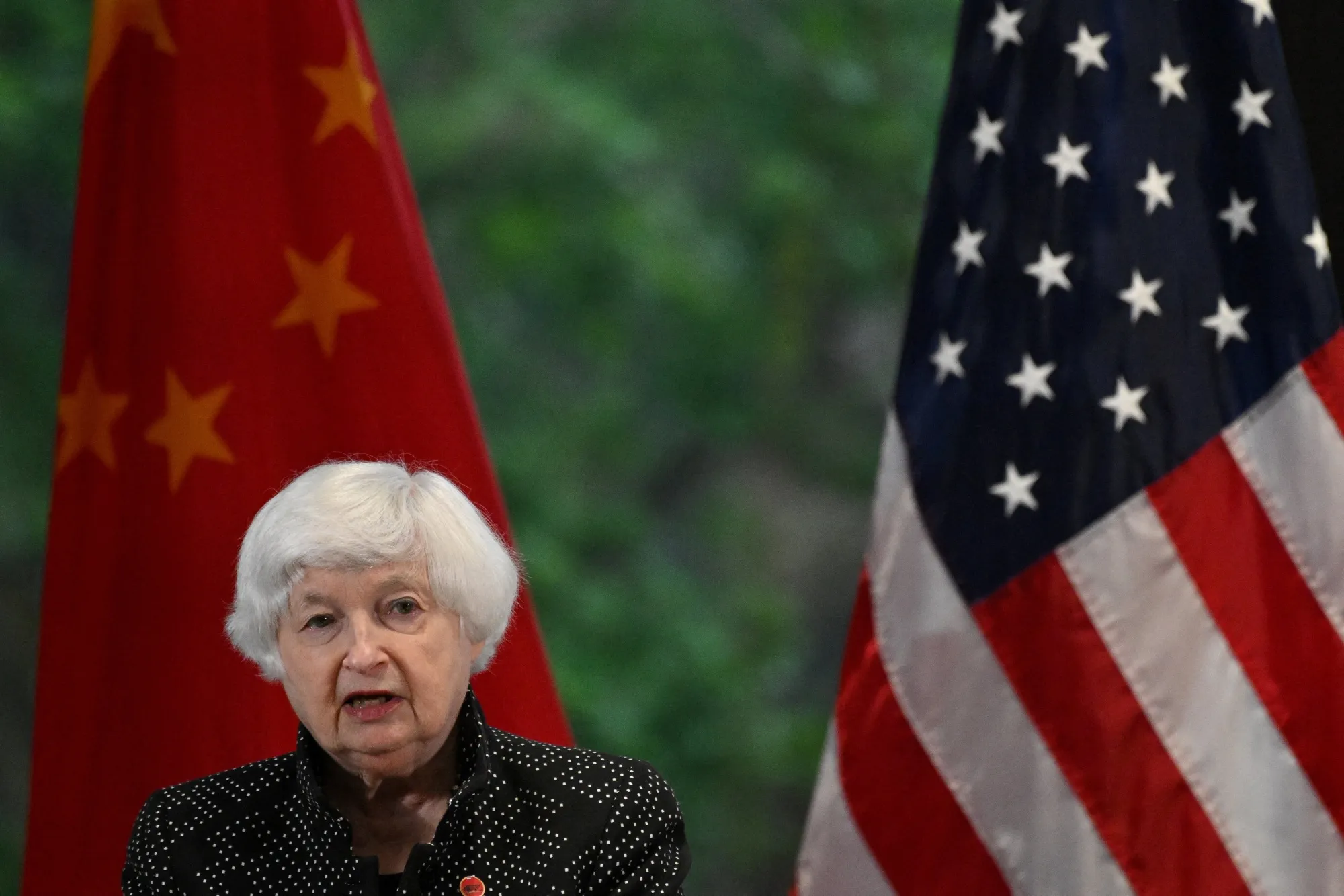 Janet Yellen in China.