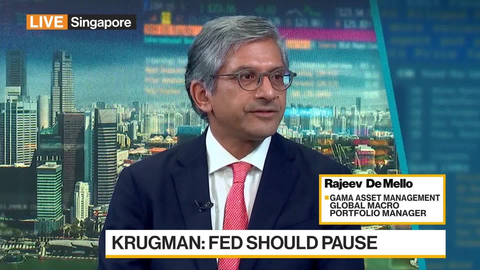 Watch Gama Asset Mgmt's de Mello Previews Global Markets - Bloomberg