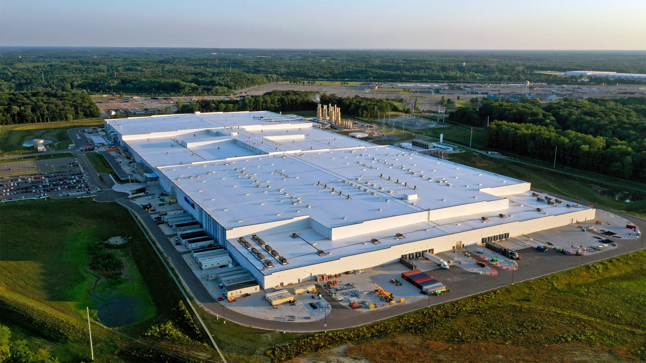 The&nbsp;Ultium Cell factory in Warren, Ohio.