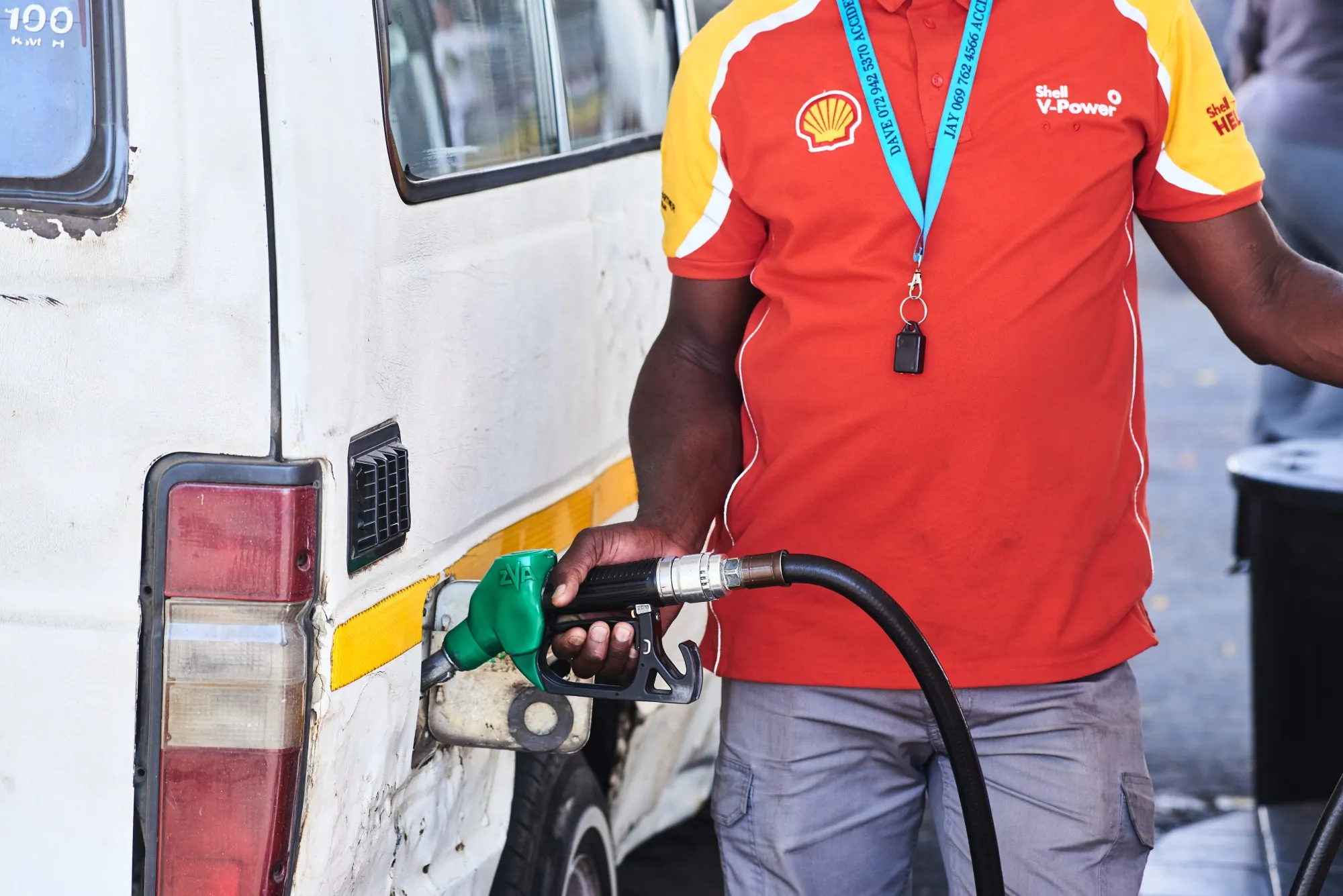 A Shell Plc gas station in Johannesburg.&nbsp;