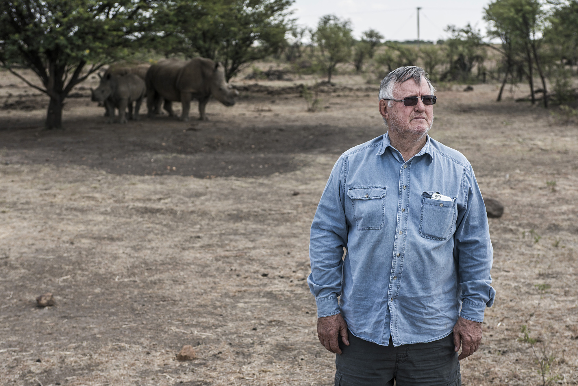 Fate of White Rhinos John Hume's Ranch at to Be Decided This Week