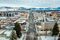 Aerial view of Main Street in Bozeman Montana
