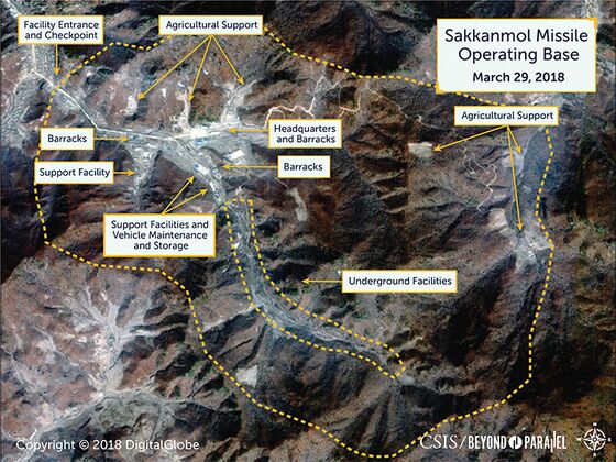 North Korea Missile Bases Outed in Report That Undermines Trump