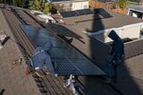 Solar Panel Installations As California Regulators Reconsider Move To Cut Solar Subsidies