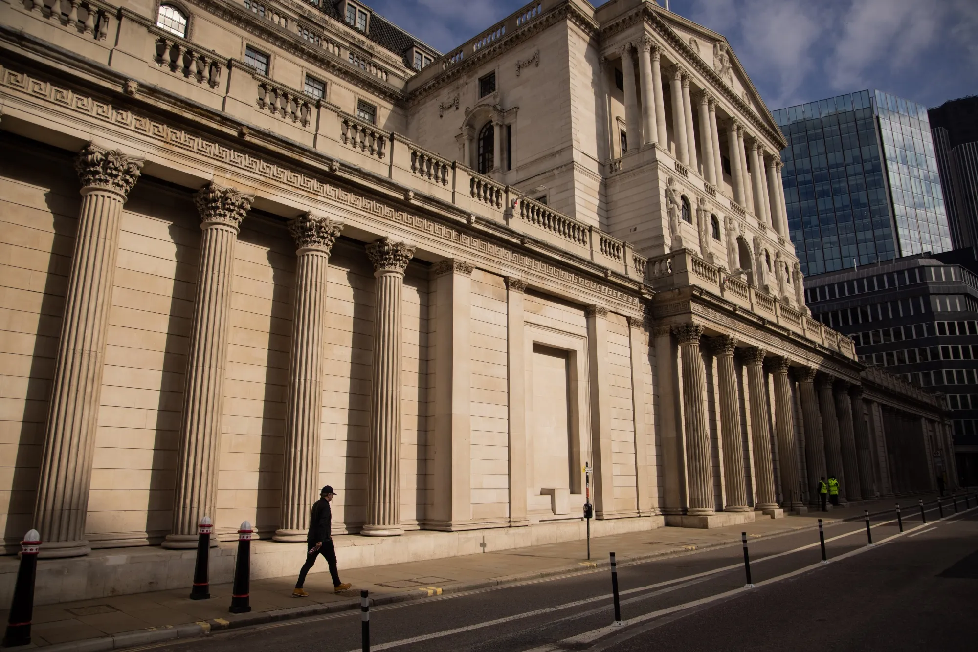 Lockdown In The City Of London At The One-Year Anniversary