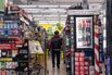 A shopper inside a Dollar General store in the Queens borough of New York. 