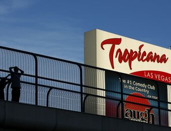 relates to Las Vegas' landmark Tropicana hotel will be demolished to make way for baseball stadium