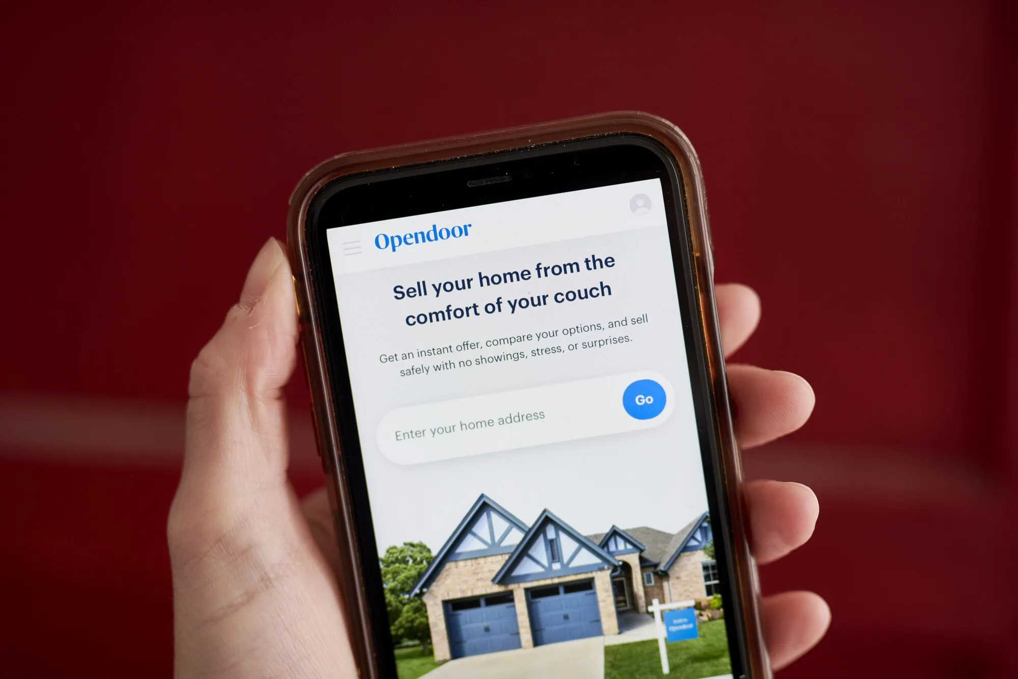 The Opendoor Technologies Inc. website.&nbsp;