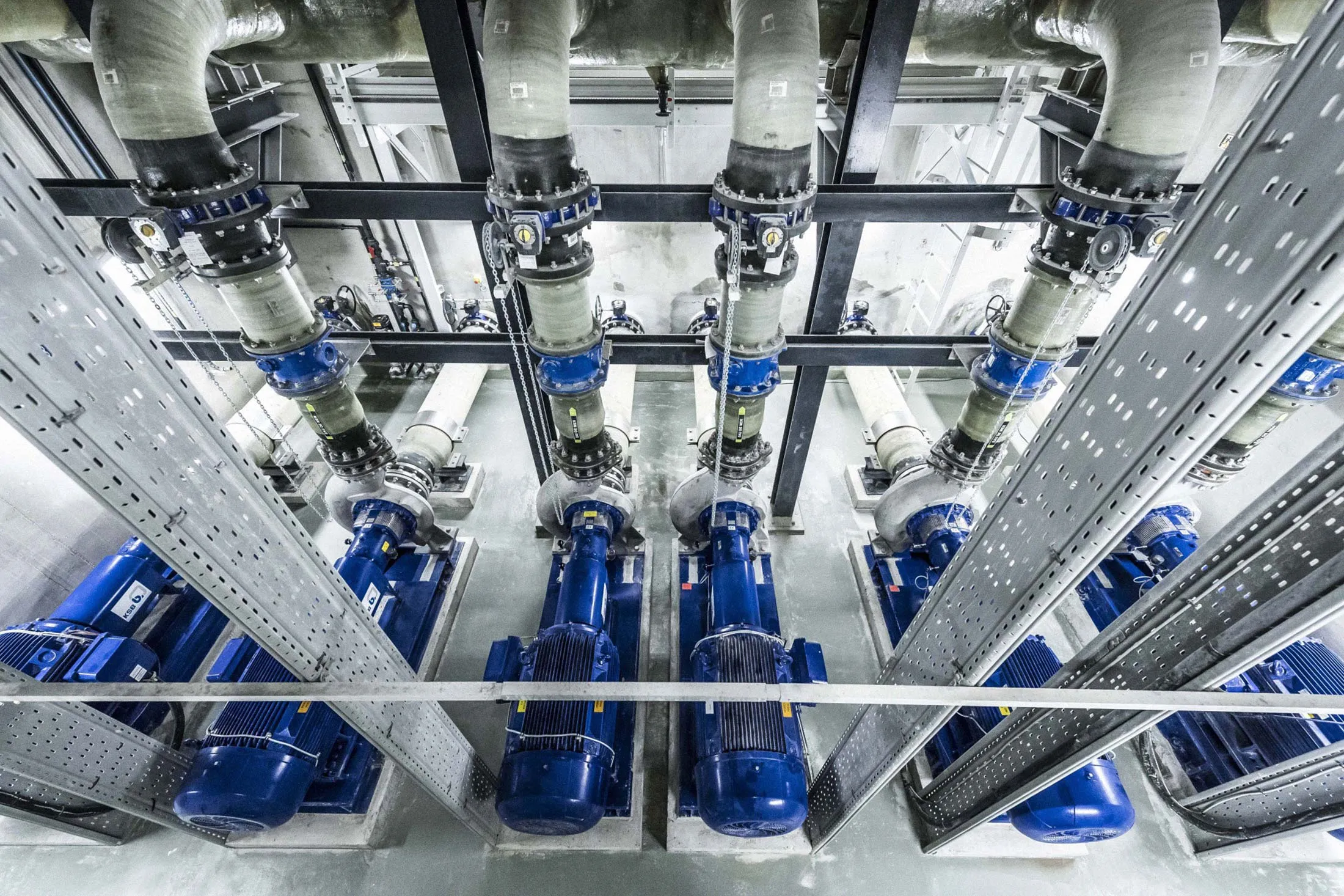 Pumps for Engie’s district heating and cooling system in Marseille.