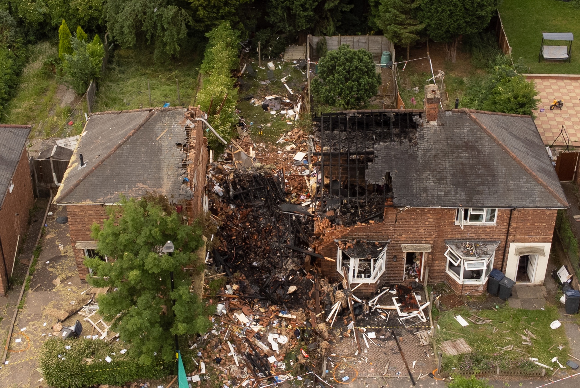 Birmingham Gas Explosion Man in Critical Condition After Blast Bloomberg