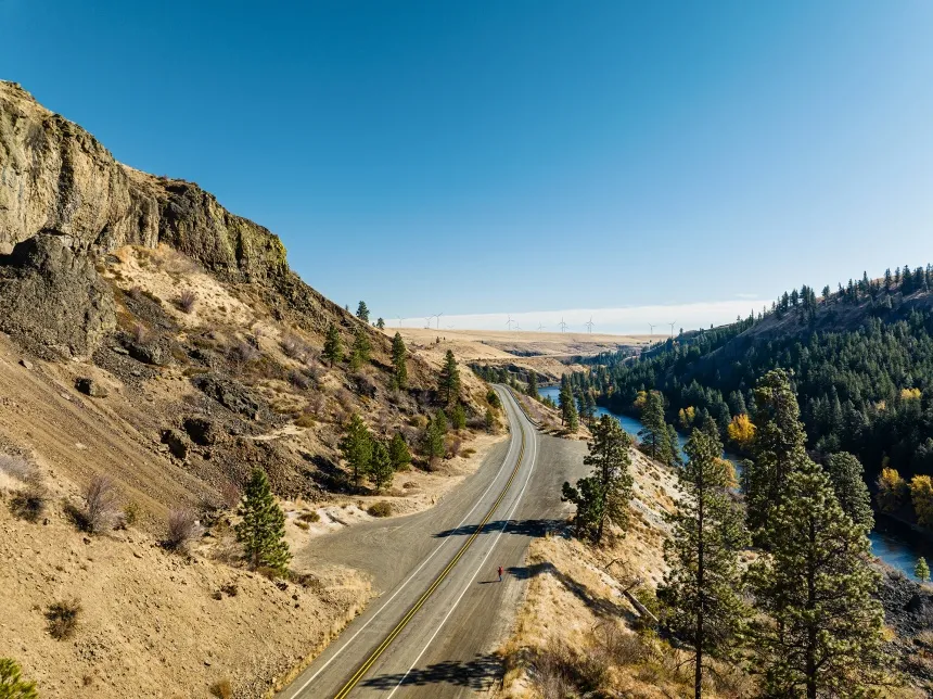 The Kittitas Valley&nbsp;in Eastern Washington near Cle Elum, Washington.