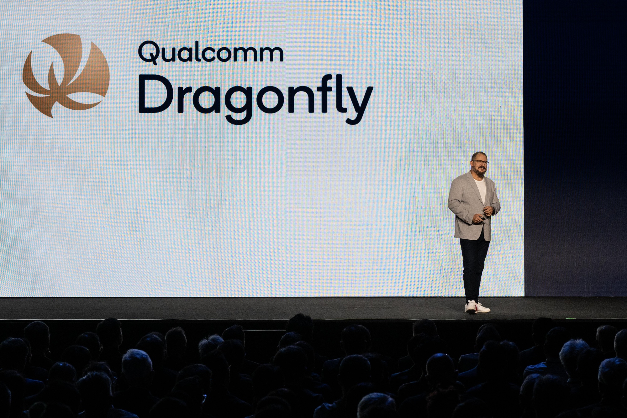 Cristiano Amon, chief executive officer of Qualcomm Inc., speaks during Computex 2026 in Taipei, Taiwan, on Monday, June 1, 2026. Computex is Asia’s biggest electronics show, one that’s transformed in recent years from a PC exhibition into an all-AI affair.