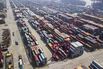 Views of the Yangshan Free Trade Port as US-China Trade War Finally Arrives