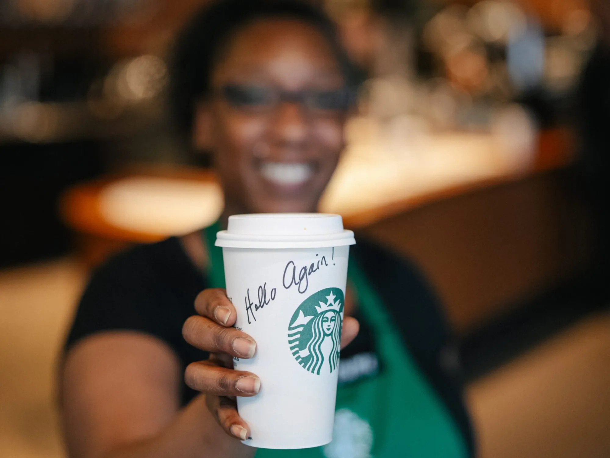 One venti, no foam, no personalized message latte, please.