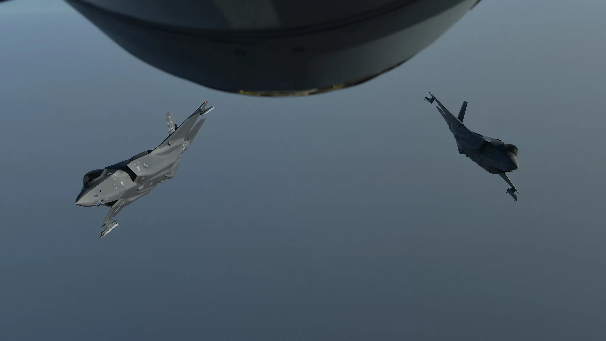 US Air Force F-35 figher jets.