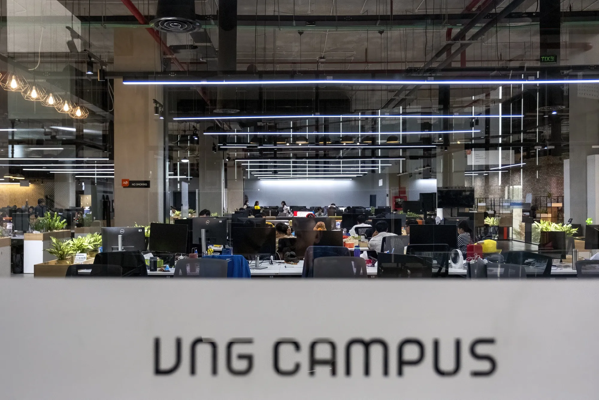 Employees inside VNG Corp.'s city campus in Ho Chi Minh City.&nbsp;