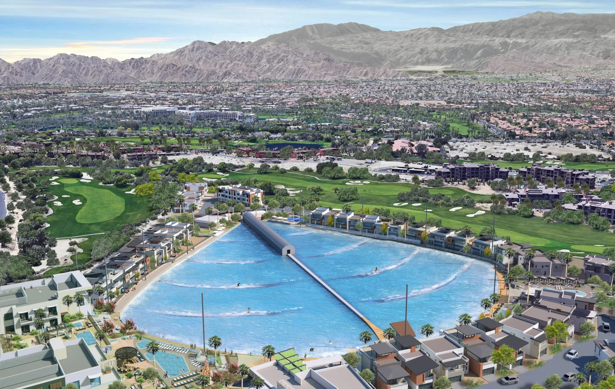 Surfing in the Desert Comes With a Climate Cost - Bloomberg