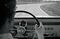 UNITED STATES - JUNE 10: 1966 Ford Bronco. Wide, flat windshield gives good vision over the Bronco's short snout. We recommend optional tach and applaud its sensible. This photo and caption appeared in the September 1965 issue of Motor Trend. (Photo by Bob D'Olivo/The Enthusiast Network/Getty Images)