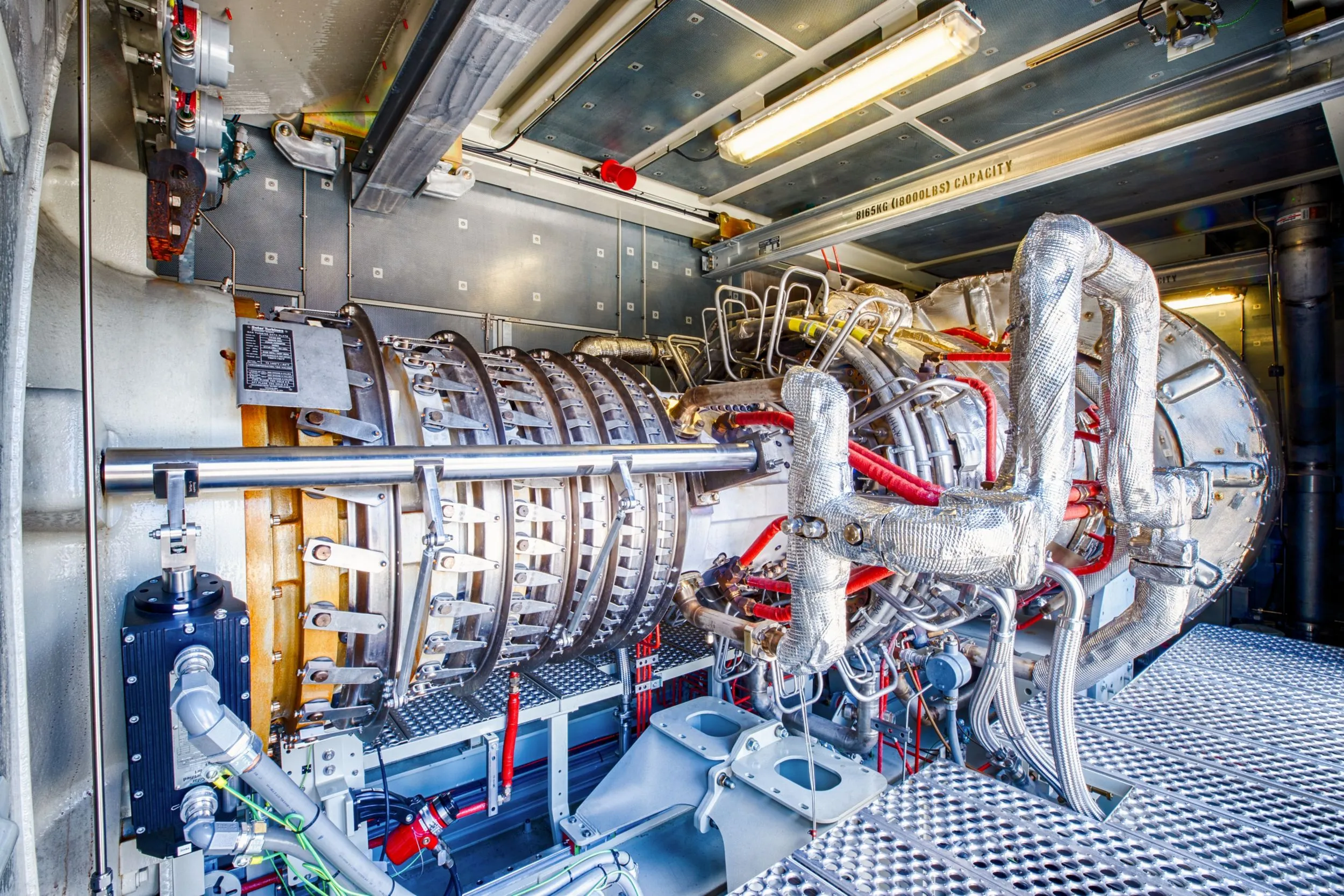 A Solar Turbines industrial gas turbine.