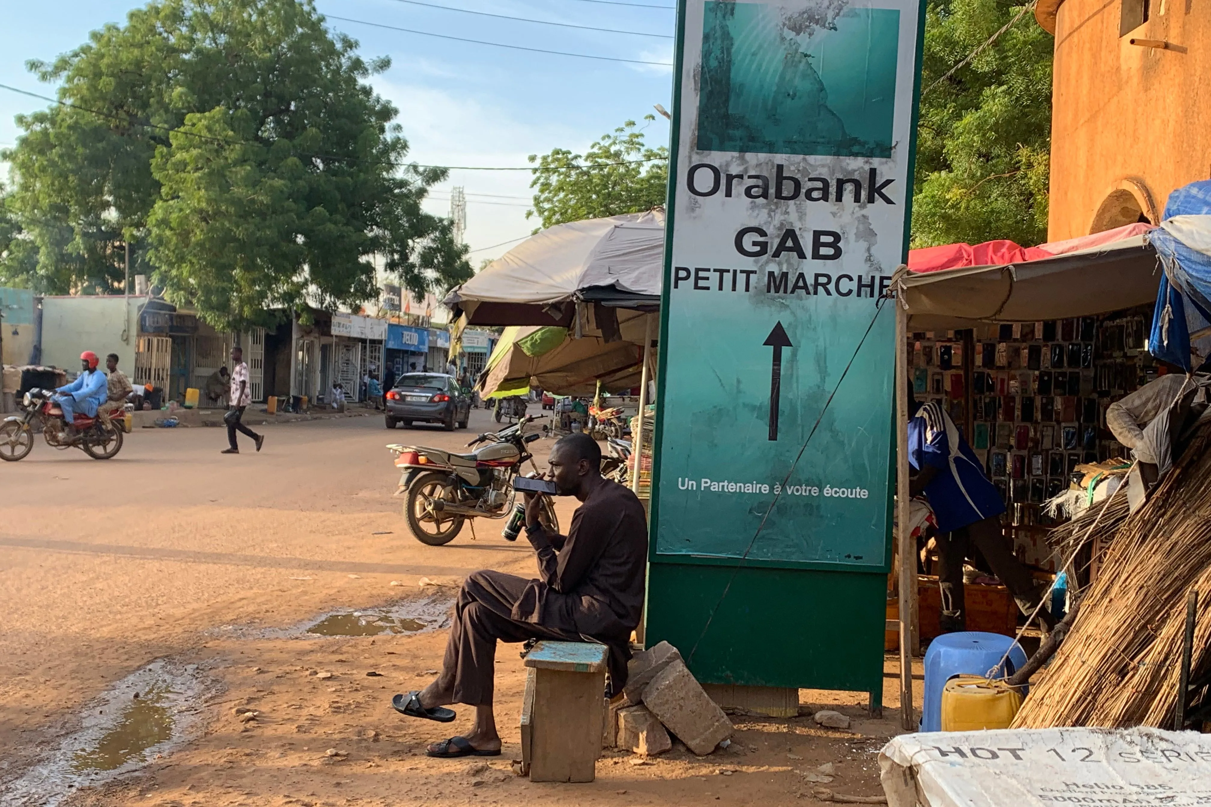 Daily life in Niamey after the coup.&nbsp;