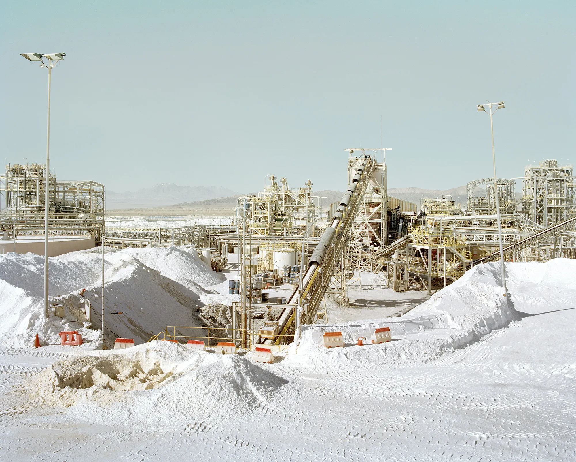 SQM's operation at the Atacama salt flat where the company produces potassium products.