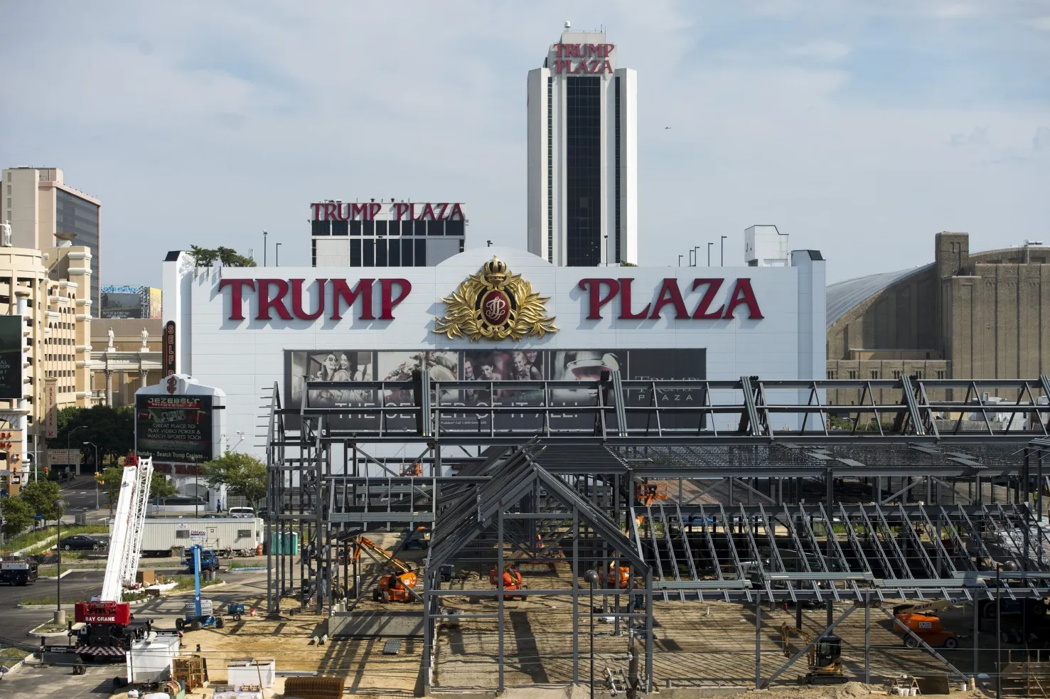 The Trump Plaza Hotel and Casino in Atlantic City, New Jersey in 2014.