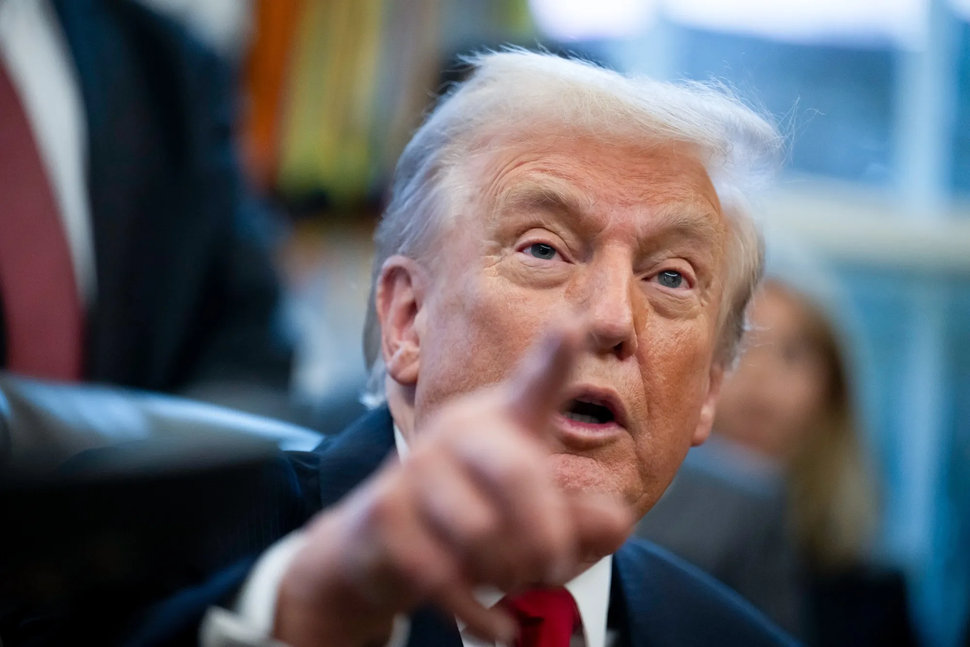 President Donald Trump at the White House in Washington, Nov. 10, 2025. 