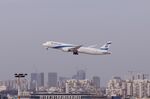 An aircraft operated by El Al Israel Airlines at Ben Gurion International airport in Tel Aviv.