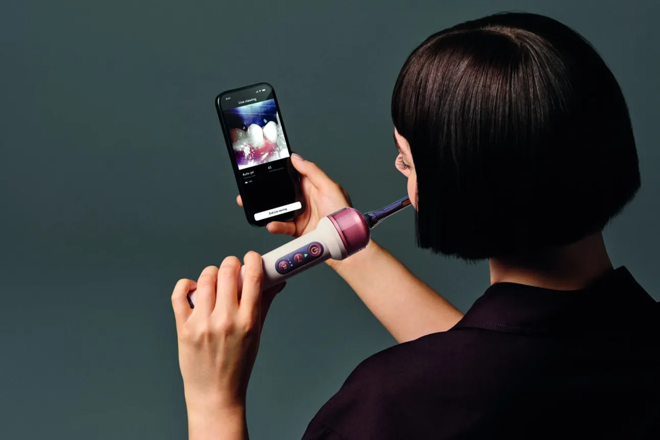 The Dyson CameraJet toothbrush.