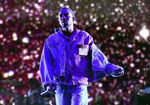 Rapper Kendrick Lamar performs as a special guest on the Coachella stage during week 1, day 1 of the Coachella Valley Music and Arts Festival on April 13, 2018 in Indio, California. (Photo by Scott Dudelson/Getty Images for Coachella )
