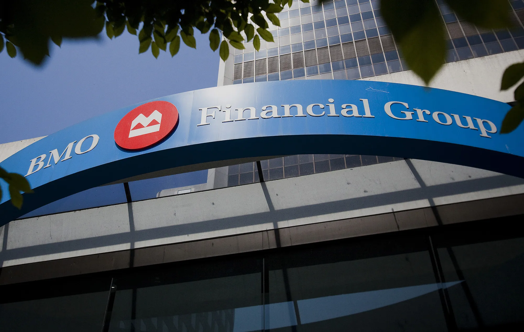 A Bank of Montreal (BMO) branch.
