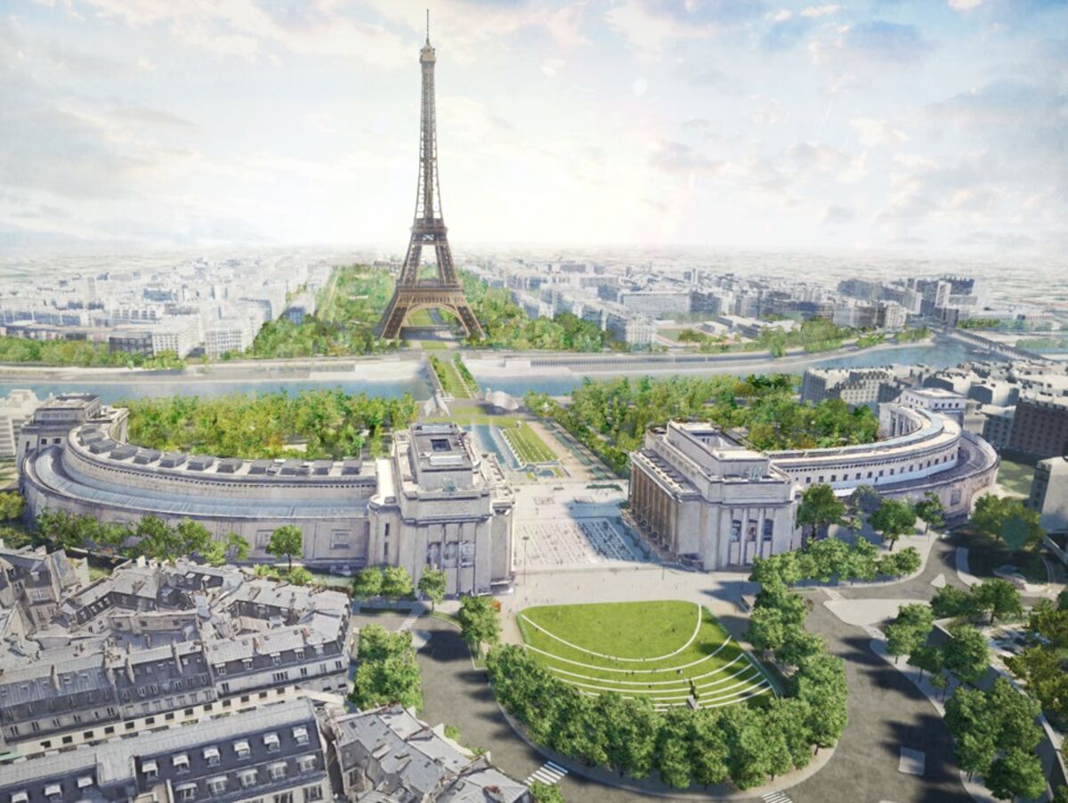 New Eiffel Tower Park Plan: More Trees, Fewer Cars - Bloomberg