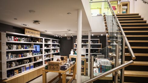 The Mens section at the Birchbox store in SoHo, New York, on Thursday, May 19, 2016