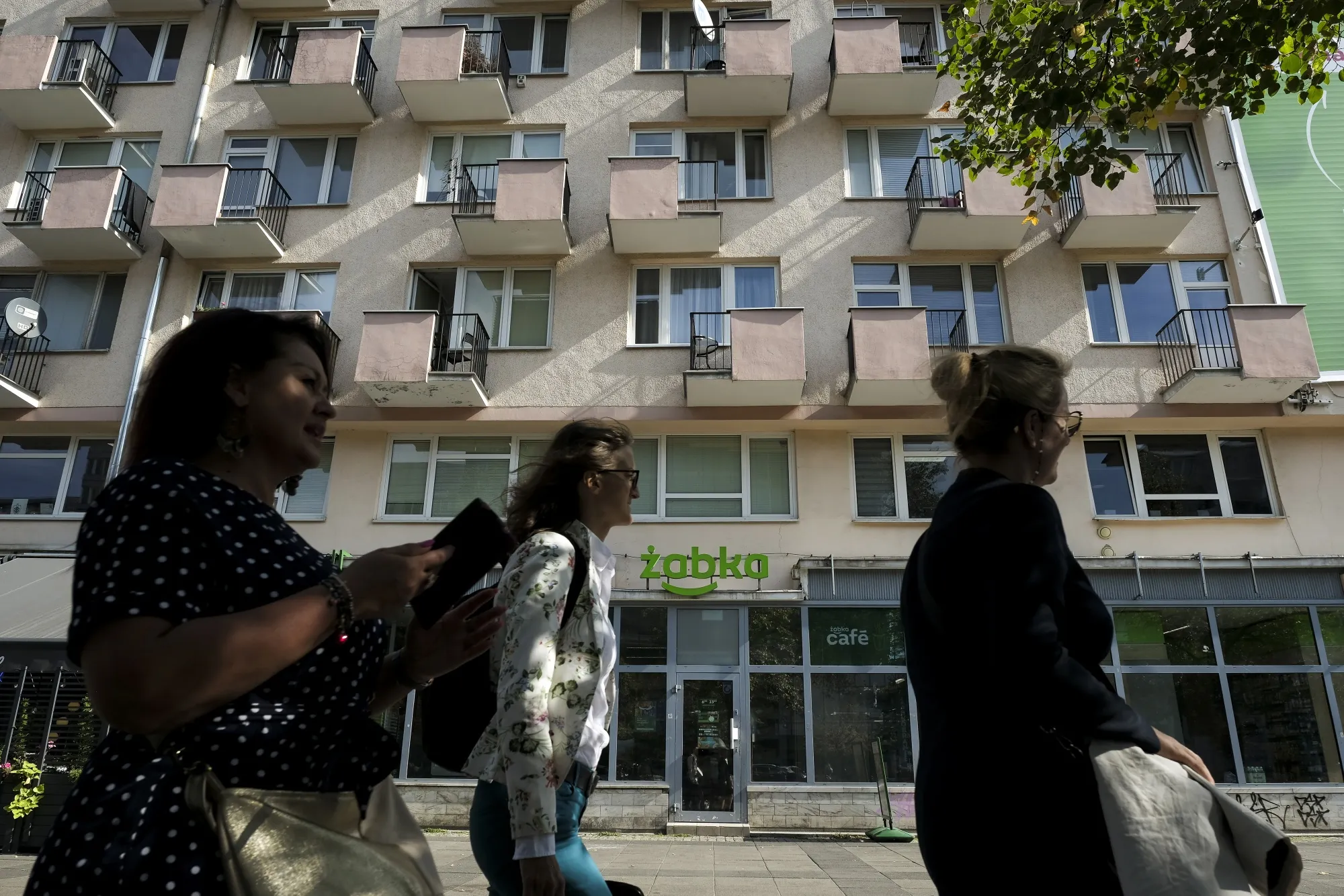 A Zabka convenience store in central Warsaw.