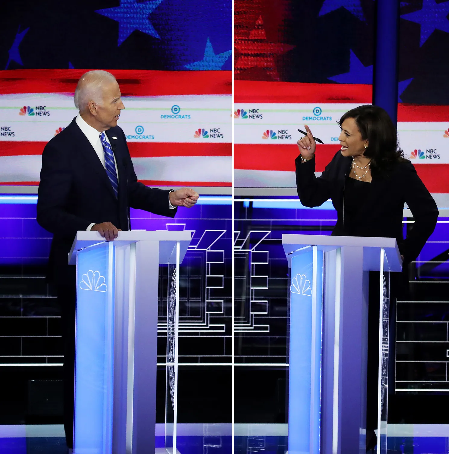 &nbsp;Kamala Harris and Joe&nbsp;Biden on June 27.&nbsp;