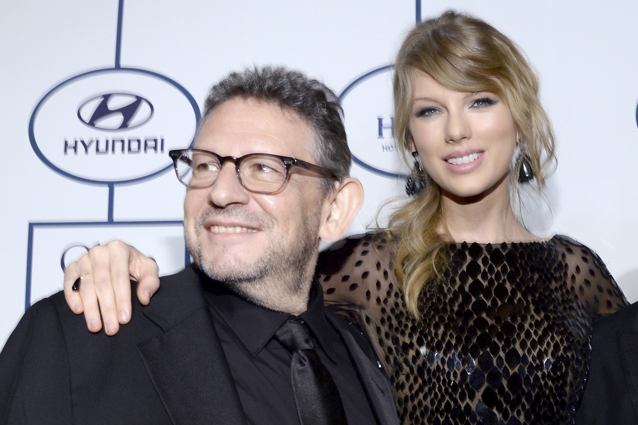 Lucian Grainge and Taylor Swift