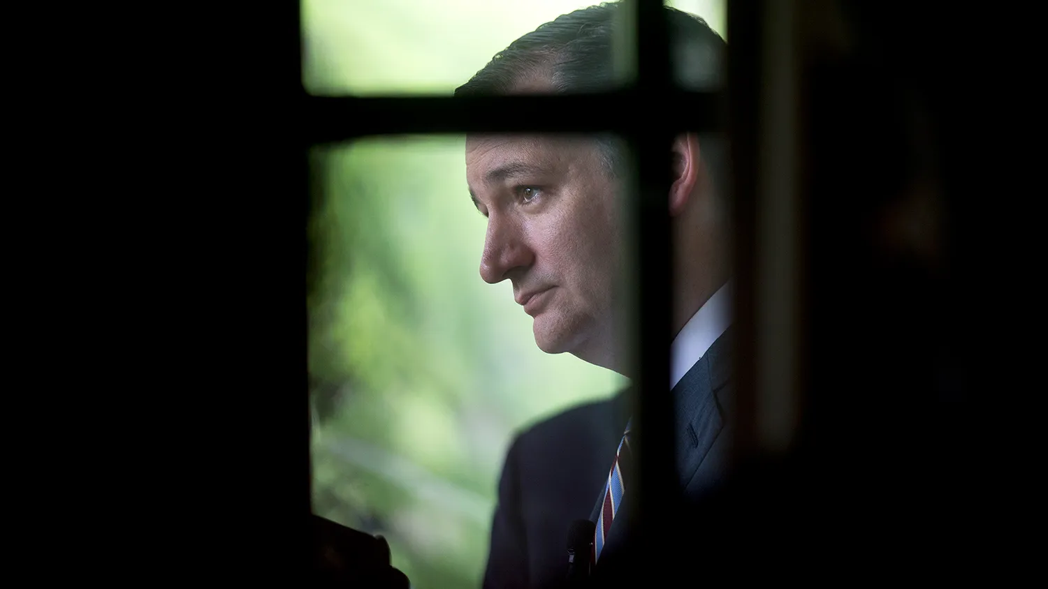 Senator Ted Cruz, a Republican from Texas and 2016 presidential candidate, stands outside while waiting to speak during the Faith and Freedom Coalition's "Road to Majority" legislative luncheon in Washington, D.C., U.S., on Thursday, June 18, 2015.
