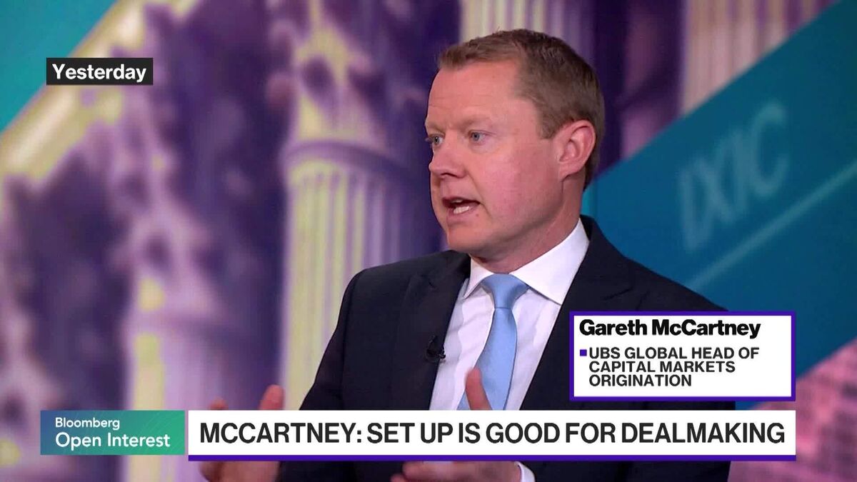 UBS’s McCartney on M&A Outlook Amid Iran Conflict