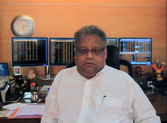 ‘Big Bull’ Rakesh Jhunjhunwala Sees Years of Double-Digit India Stock Gains
