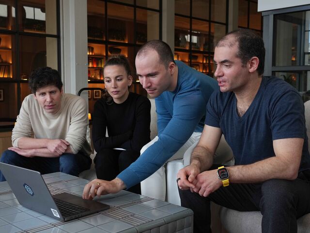 OpenAI senior executives at the company’s headquarters in San Francisco on March 13, 2023, from left: Sam Altman, chief executive officer; Mira Murati, chief technology officer; Greg Brockman, president; and Ilya Sutskever, chief scientist.